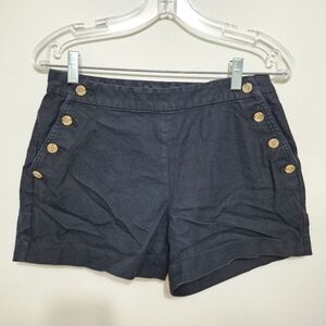 Banana Republic Factory Women’s Navy Button-Front Shorts – Size 2